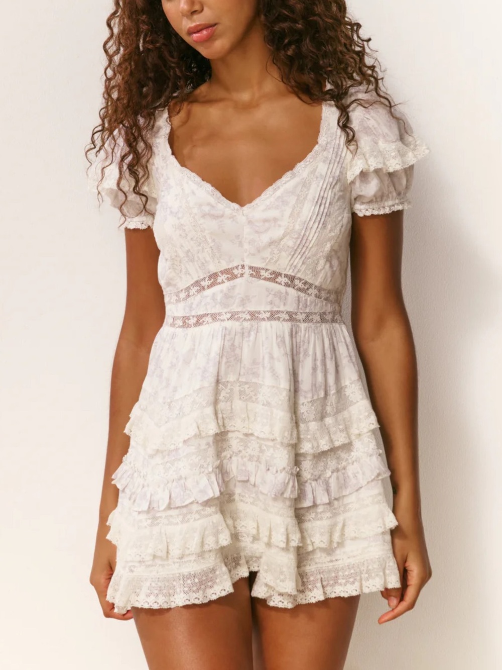 NWT LoveShackFancy Nivara Dress in Chantilly